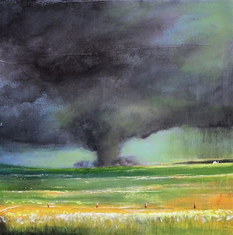 Tornado Painting - Tornado on the Move by Toni Grote | Landscape ...