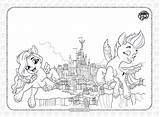 MLP A New Generation Zephyr Heights Coloring Page sketch template
