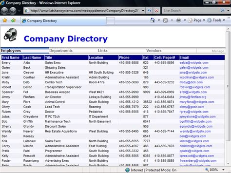 Karaosoft Company Directory - Phone/Employee/Internet directories web ...