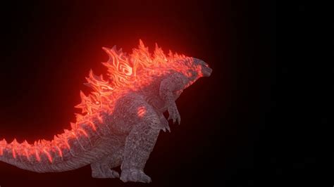 Godzilla Red Spiral Ray