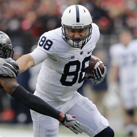 Mike Gesicki NFL Draft 2018: Scouting Report for Miami Dolphins' Pick ...