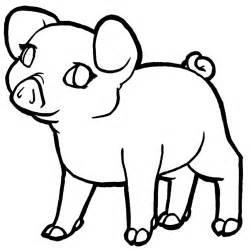 Pig Line Art - Cliparts.co