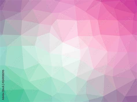 Teal pink purple gradient polygon shaped background Stock Illustration | Adobe Stock