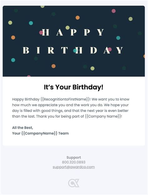 Cute Happy Birthday Email Templates | Free download | Customizable | Birthday email, Happy ...