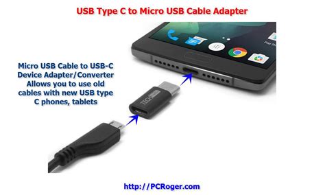 Adapter Type C Ke Micro Usb - Ghana tips