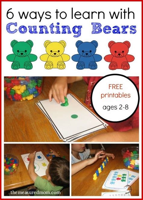 17 Best images about Counting Bears on Pinterest | Tot trays, Preschool ...