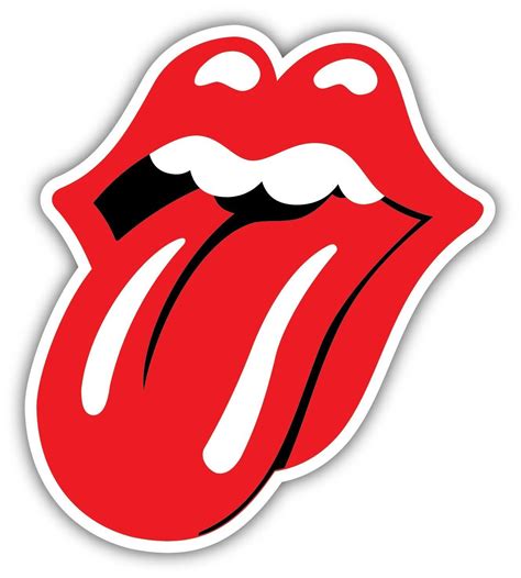 Rolling stones vinyl sticker decal 4 sizes rock roll band bumper wall ...