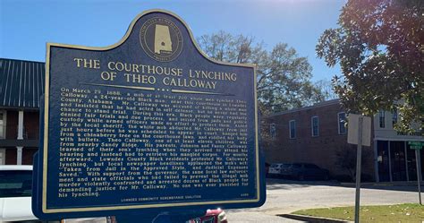 Lowndes County, Alabama, Memorializes Victim of Racial Terror Lynching ...