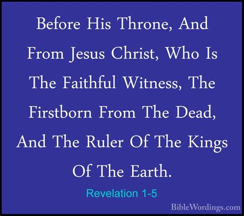 Revelation 1 - Holy Bible English - BibleWordings.com