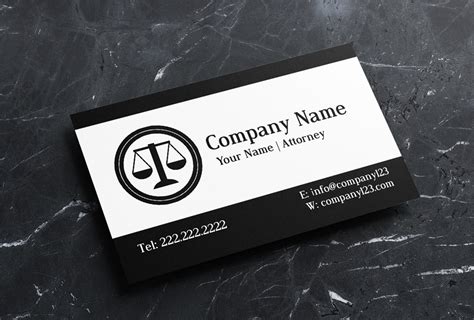 Attorney Business Cards | Free Template Designs | Custom Printing