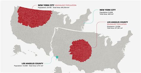 These Powerful Maps Show the Extremes of U.S. Population Density