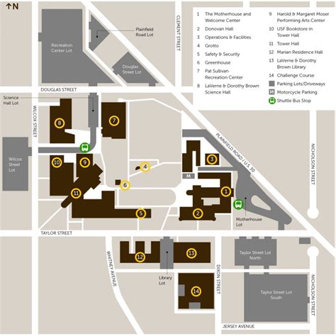 Usf Campus Map