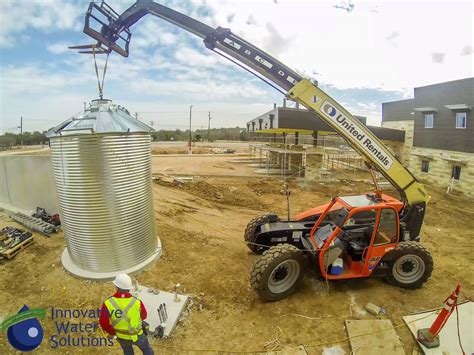 Water Storage Tank Installation | Happy little video clip of a recent ...