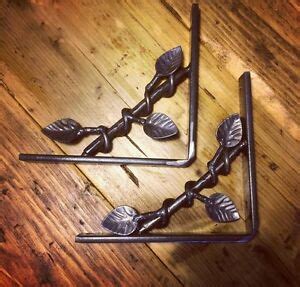 Wrought Iron shelf brackets (PAIR) | eBay