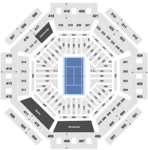 Indian Wells Stadium 1 Map – Get Map Update