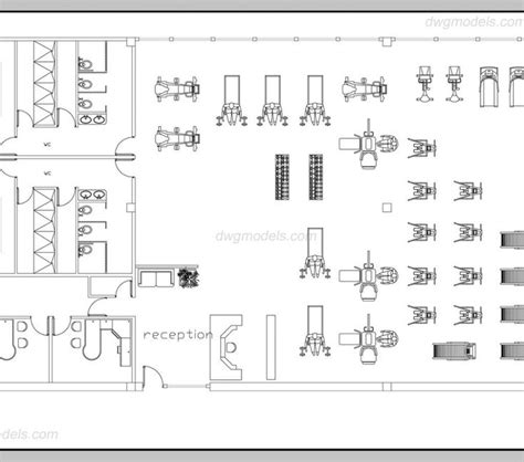 LARGE LIBRARY OF GYM EQUIPMENT, ROOM-AUTOCAD-2D - CAD Files, DWG files, Plans and Details | Gym ...