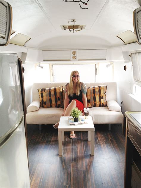 Pin by Marie Olson on The Riveted Shue Box | Airstream interior ...