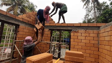 interlock brick house construction Episode 16...intro sreejith and team ...