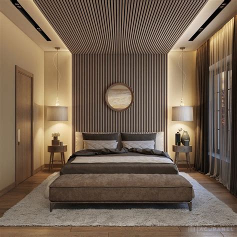 Acupanel® Contemporary Walnut Acoustic Wood Wall Panels | Wood panel walls, Bedroom, Bedroom design