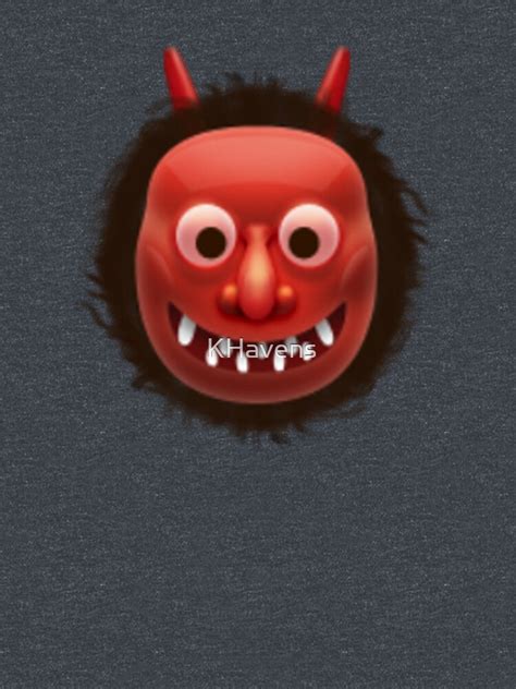 "Japanese Ogre Emoji" T-shirt by KHavens | Redbubble