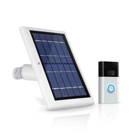 Wasserstein Solar Panel for Ring Video Doorbell 1 (2nd Gen, 2020 Release) - Charge Your Doorbell ...