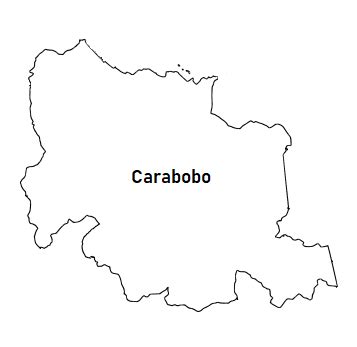 Blog de Biologia: Mapa del Estado Carabobo (Venezuela) para colorear