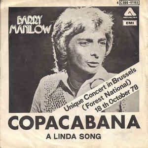 Barry Manilow – Copacabana (1978, Vinyl) - Discogs