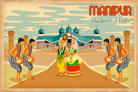 Culture Of Manipur Stock Vector - Image: 39715435