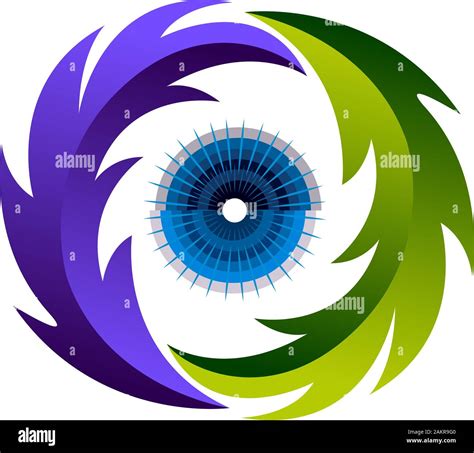 eye herbal medicine logo Stock Photo - Alamy