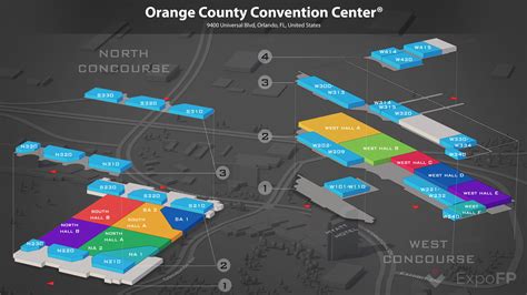 Orange County Convention Center floor plan