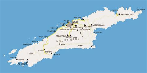 Mapas de Hidra - Grécia | MapasBlog