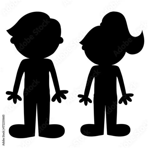 "niño y niña" Stock image and royalty-free vector files on Fotolia.com - Pic 172230660