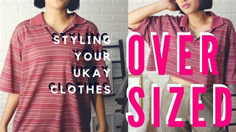 STYLING OVERSIZED UKAY-UKAY CLOTHES | Outfit Inspo - YouTube