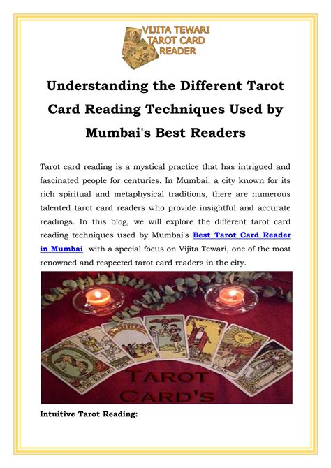 Understanding the Different Tarot Card Reading Techniques Used by ...