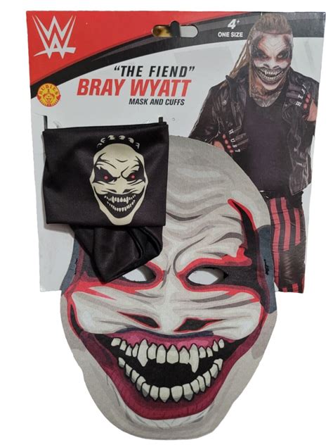 WWE Bray Wyatt "The Fiend" Mask & Cuffs Rubies Halloween Wrestling Costume | eBay