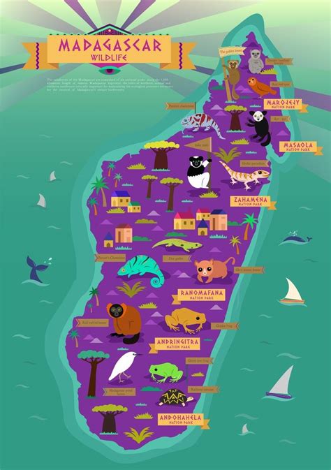 Travel infographic - Madagascar "wildlife" map - InfographicNow.com | Your Number One Source For ...