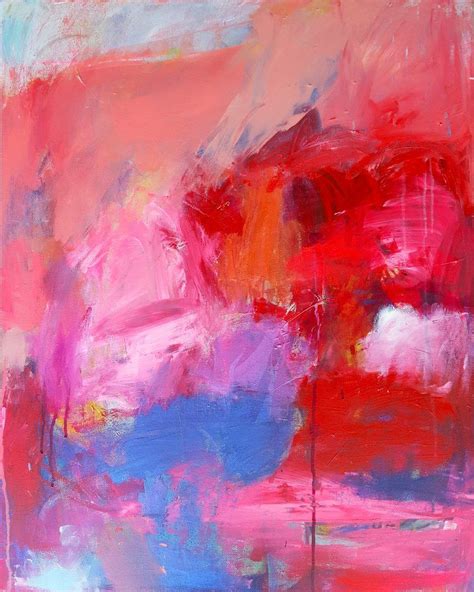 Original Abstract Painting, Wall Art, Abstract Art, Pink #abstractart | Pink abstract painting ...