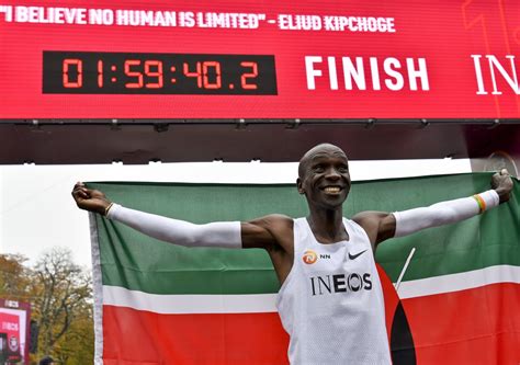 Eliud Kipchoge breaks 2-hour marathon barrier