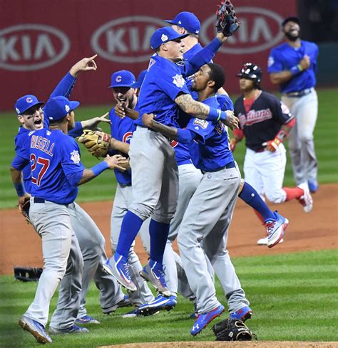 Chicago Cubs celebrate winning their first World Series Championship in ...