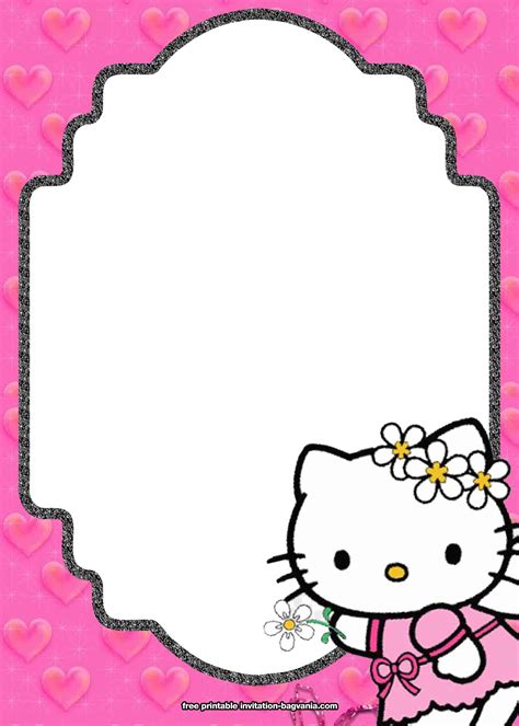 10+ FREE Personalized Hello Kitty Invitation Templates | FREE Printable Birthday Invitation ...