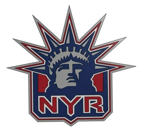 Free 3D file New York Rangers Alternate Logo・3D printing design to ...