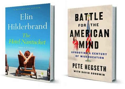 ‘The Hotel Nantucket’ and “Battle for the American Mind’ retain top spot on bestseller list ...