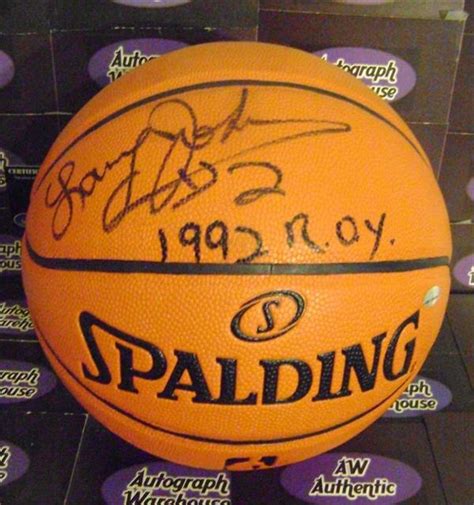 Larry Johnson autographed basketball (Knicks, Hornets, UNLV) inscribed ...