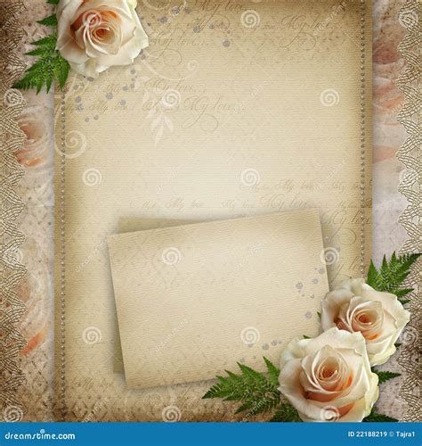 Vintage Beautiful Wedding Background Royalty Free Stock Images - Image: 22188219