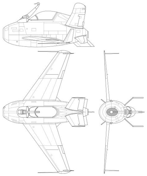 File:McDonnell XF-85 Goblin.svg | Goblin, Blueprints, Vehicle design