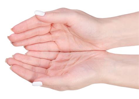 Female Hand Two Palm Prays Gesture Stock Photo - Image of body, gift: 108780272