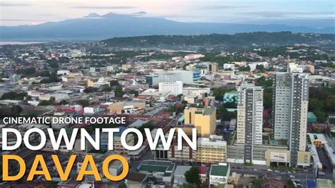 DOWNTOWN DAVAO SKYLINE Cinematic Drone Footage | DAVAO CITY PHILIPPINES - YouTube