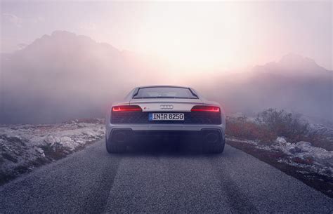 Silver Audi R8 2019 Rear Wallpaper,HD Cars Wallpapers,4k Wallpapers,Images,Backgrounds,Photos ...