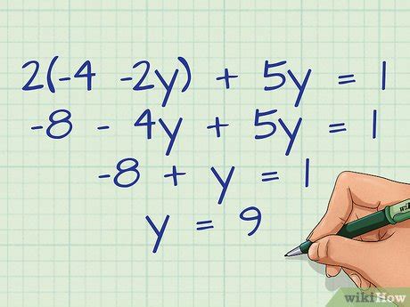 How to Solve Simultaneous Equations Using Substitution Method