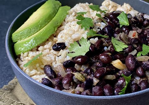 Black Beans and Brown Rice Recipe - Alton Brown